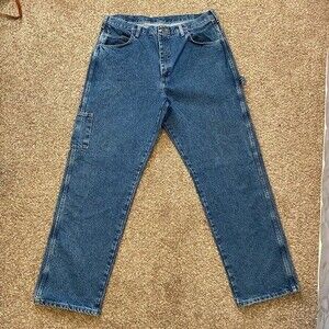 Bulwark FR Flame Resistant Work Carpenter Denim Cotton Mens Jeans Size 38/34